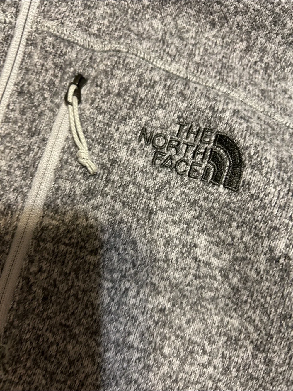 The North Face Heather Gray Half-Zip Fleece Pullover